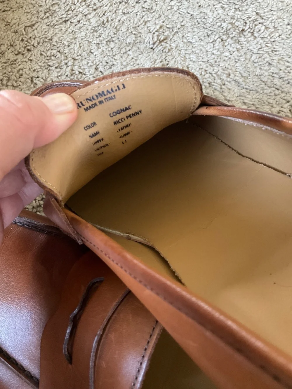 Bruno Magli Men's Ricci Penny Loafers, Leather Shoes, Slip-On Dress Shoes